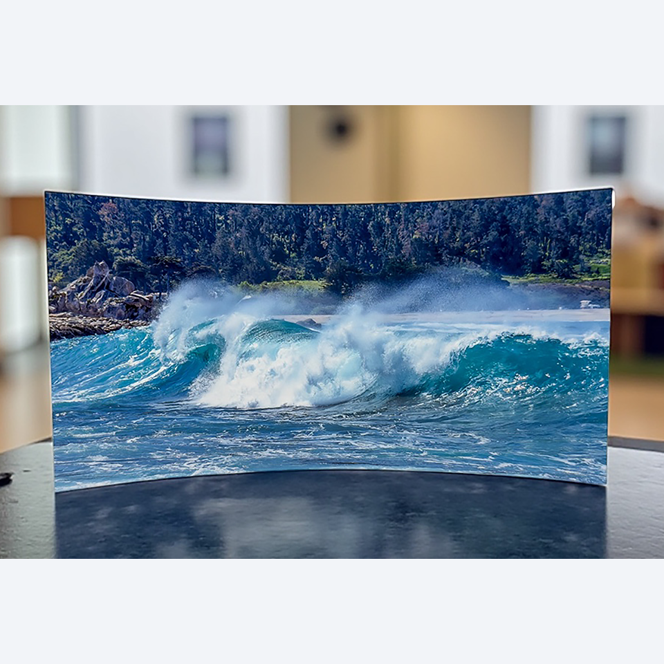 Blue Mist - Curved Metal