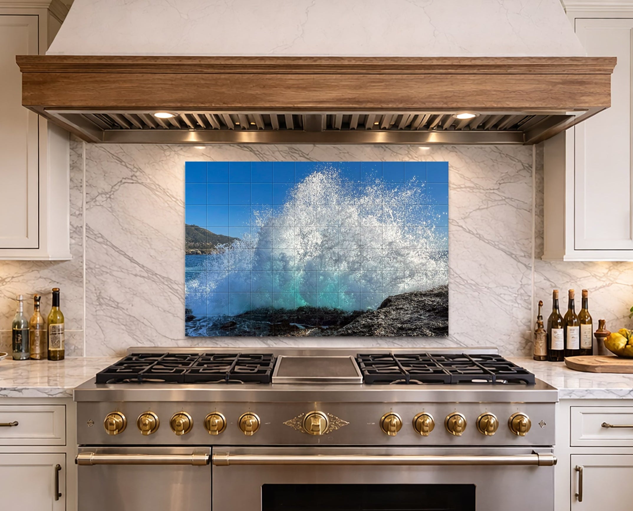 Jubilant Lobos - Fine Art Mosaic