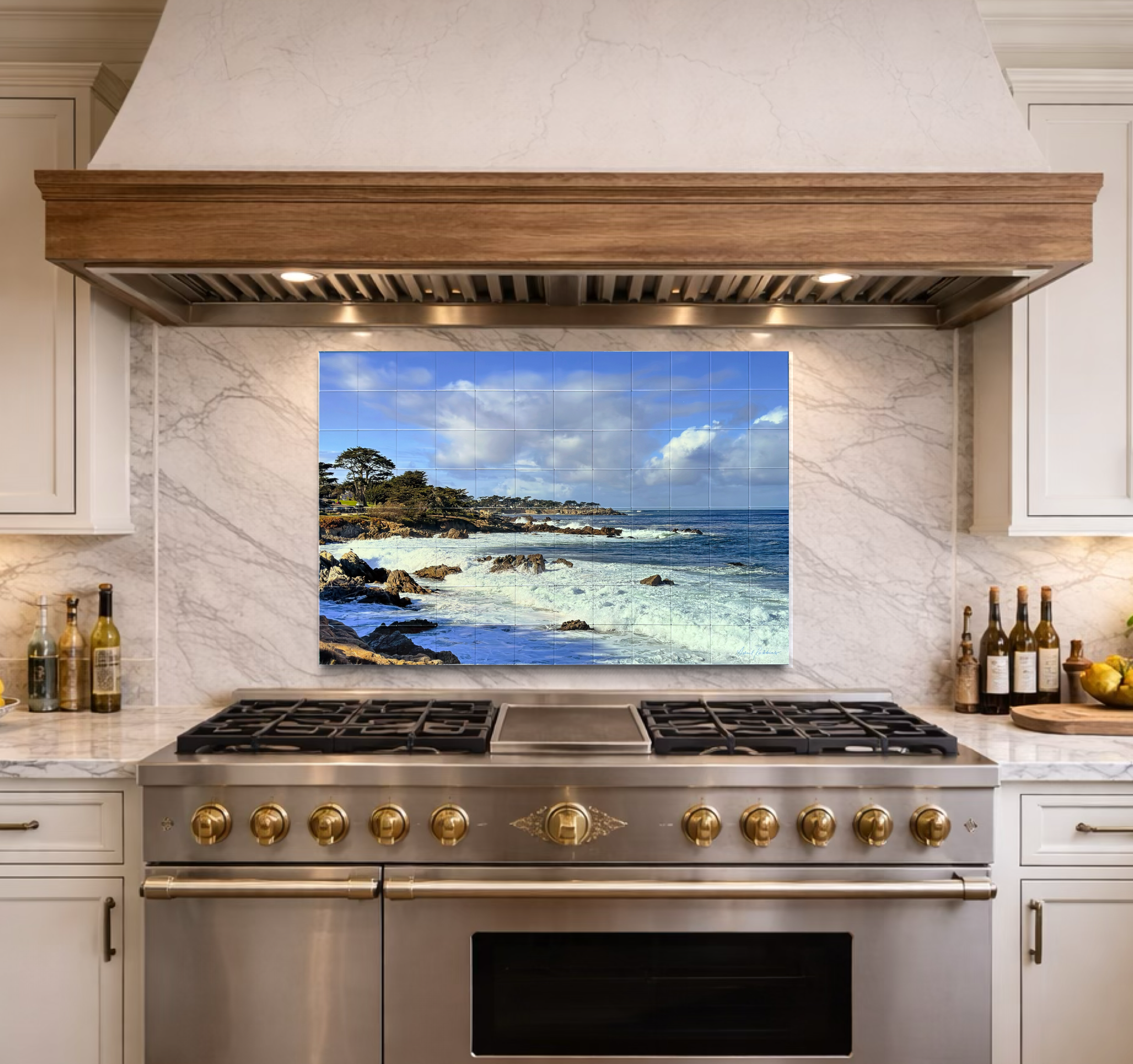 Lovers Point - Fine Art Mosaic