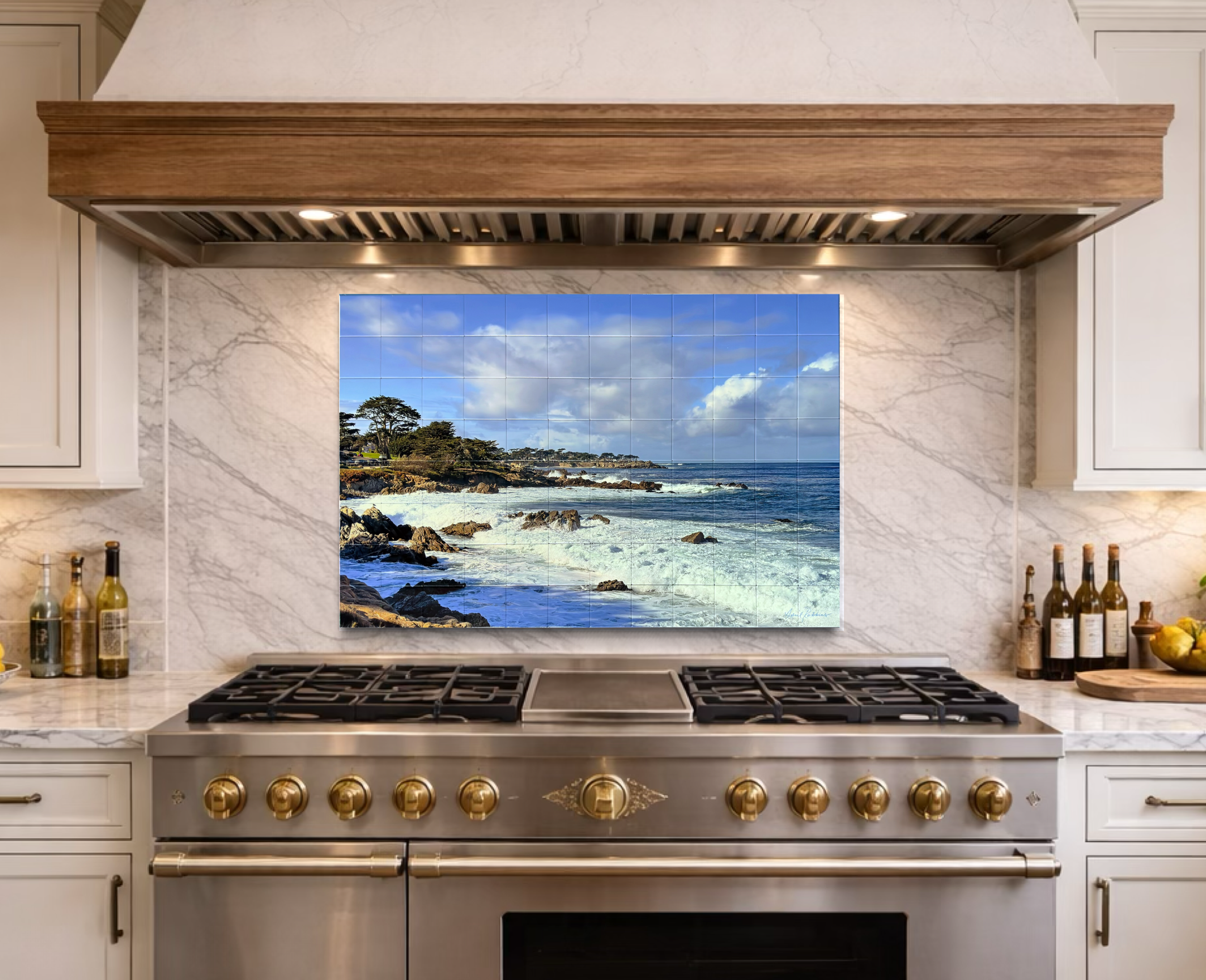 Lovers Point - Fine Art Mosaic