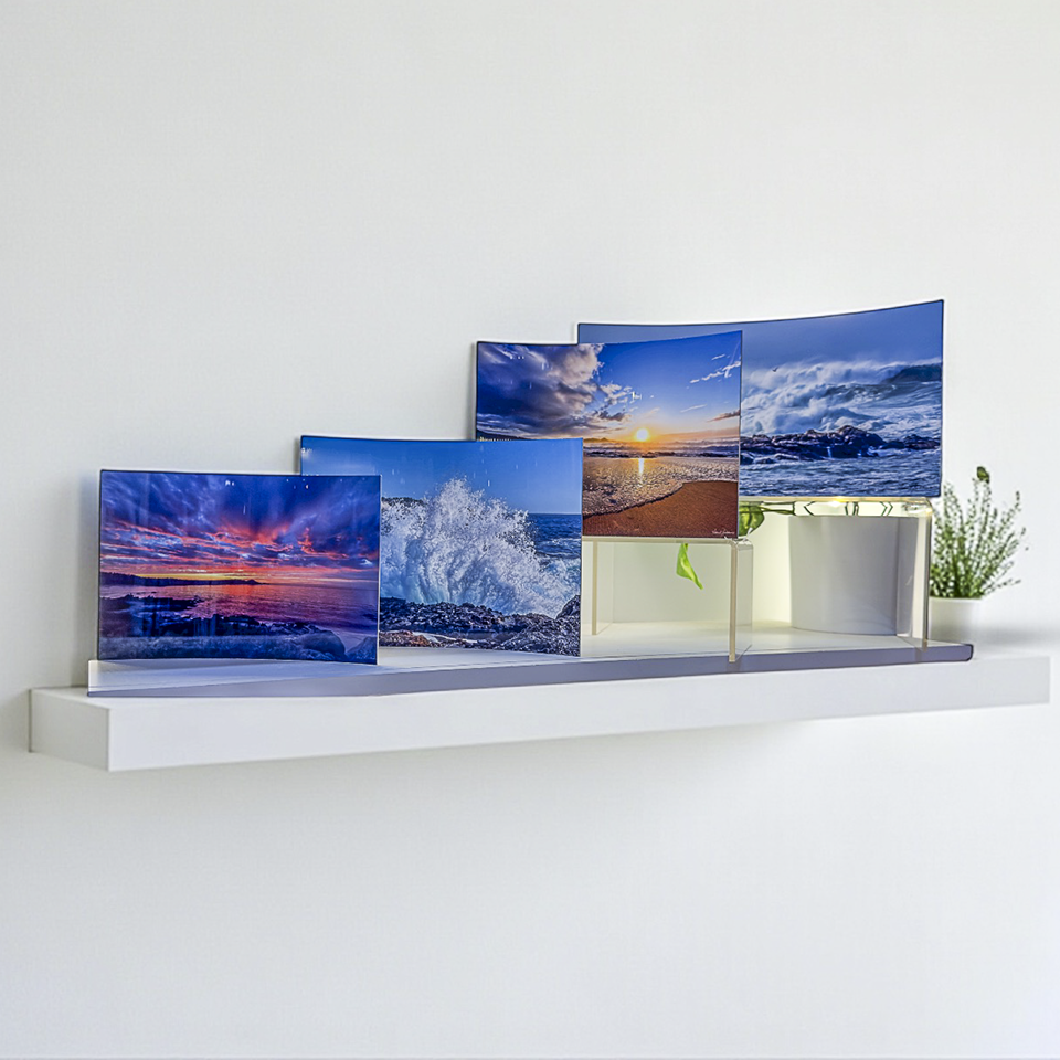 Blue Mist - Curved Metal