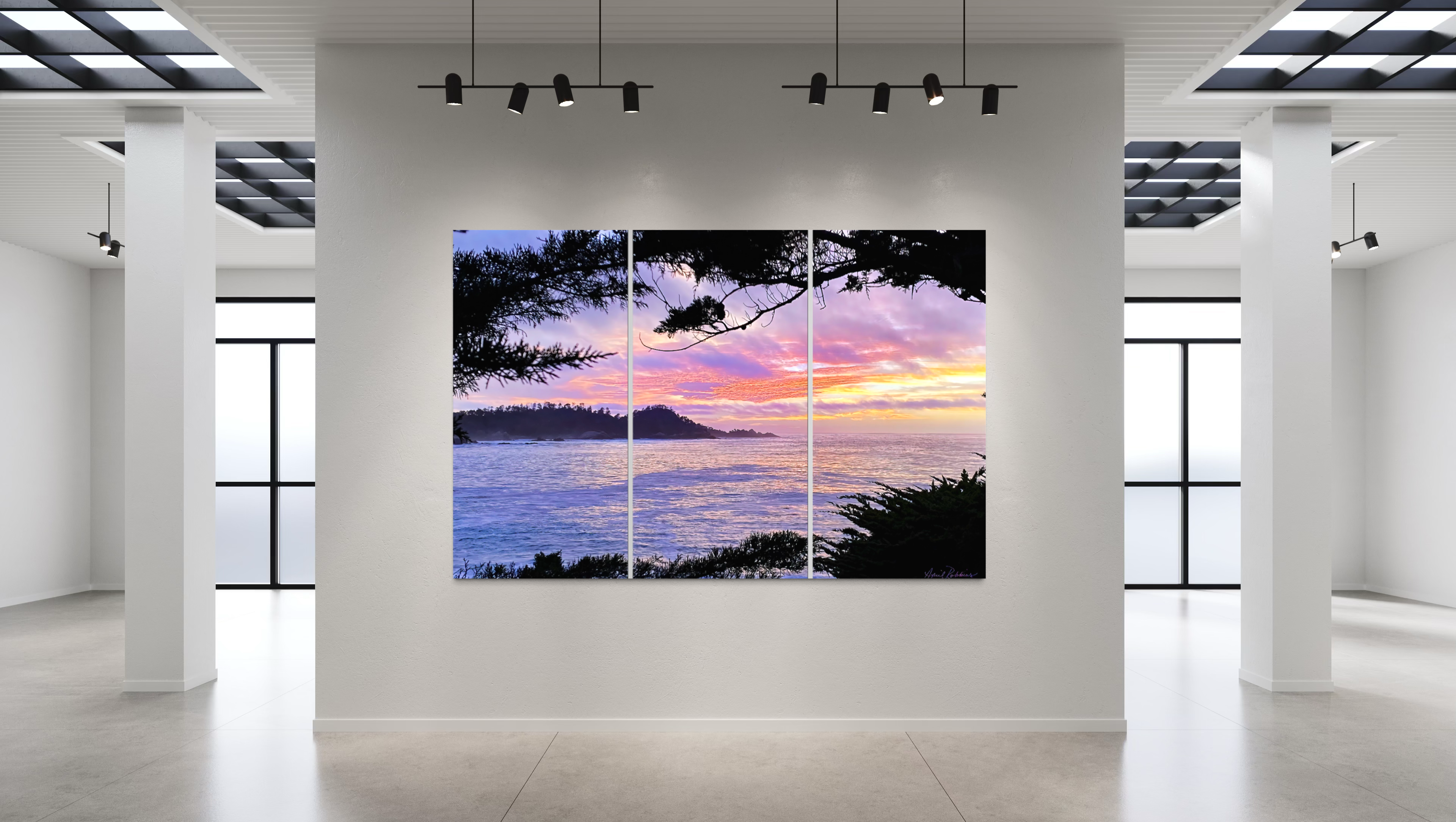 Purple Ribera - Fine Art Triptych