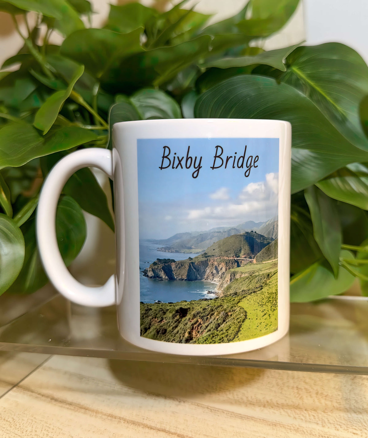 Ceramac mugs with selected images.