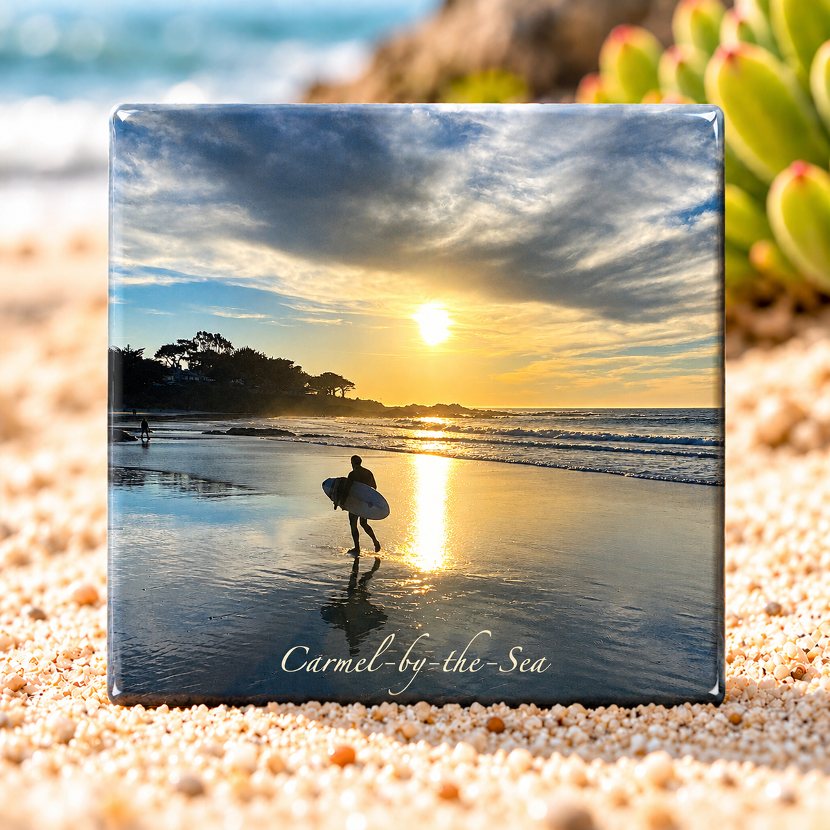 Carmel Surfer - Ceramic Tile