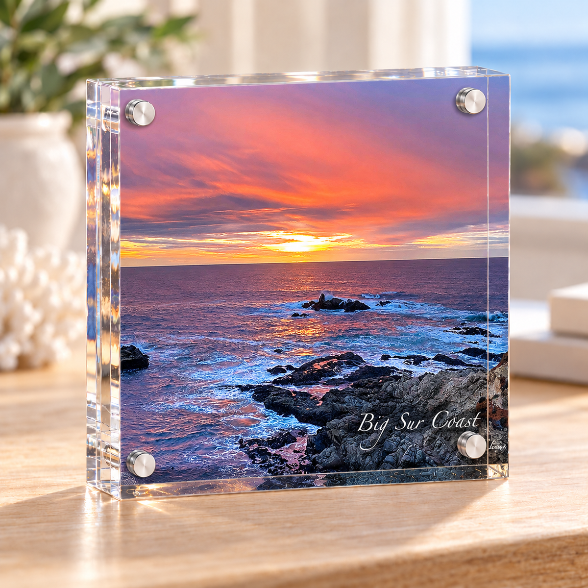 Big Sur Evening - Acrylic Tabletop
