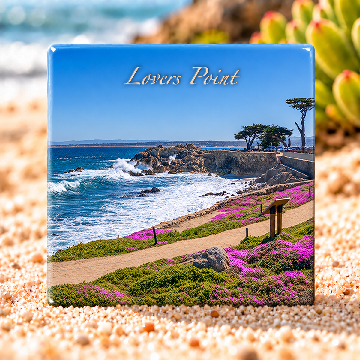 Lovers Point in Bloom - Ceramic Tile