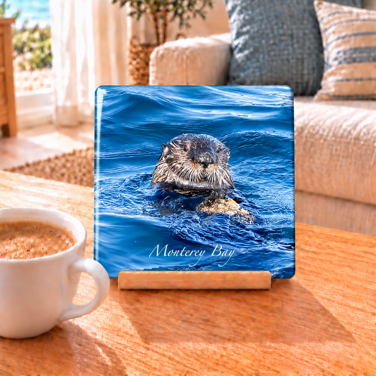 Sea Otter - Ceramic Tile