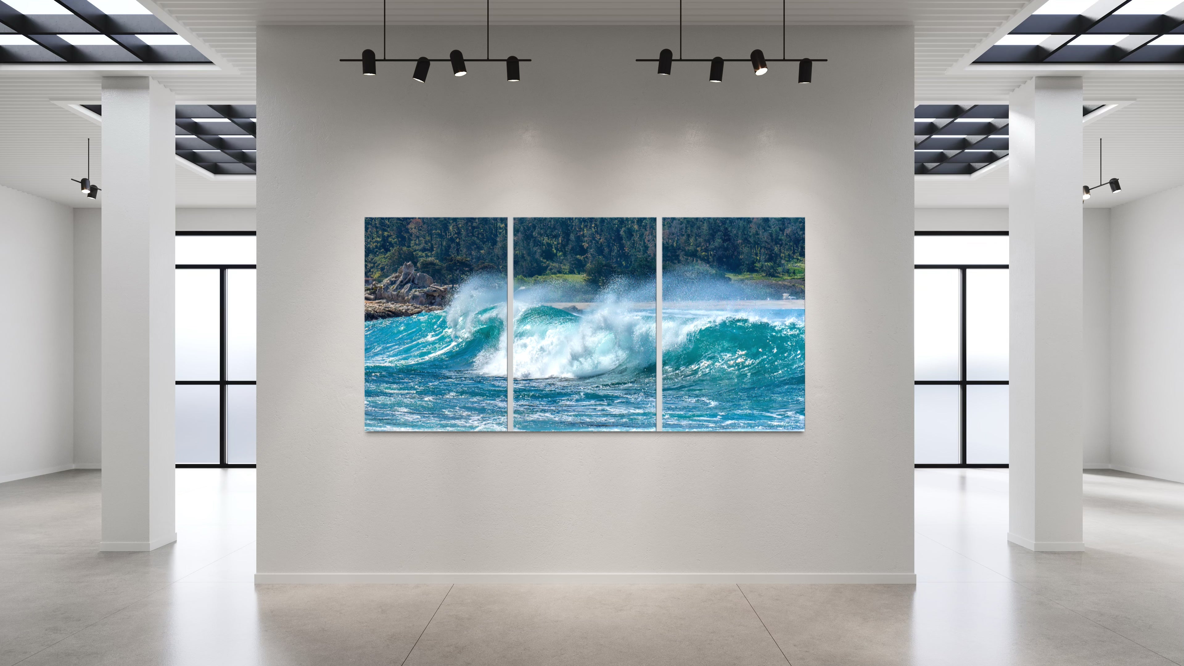 Blue Mist - Fine Art Triptych