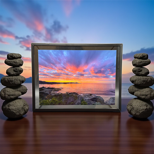 Fire Skies Framed Tabletop
