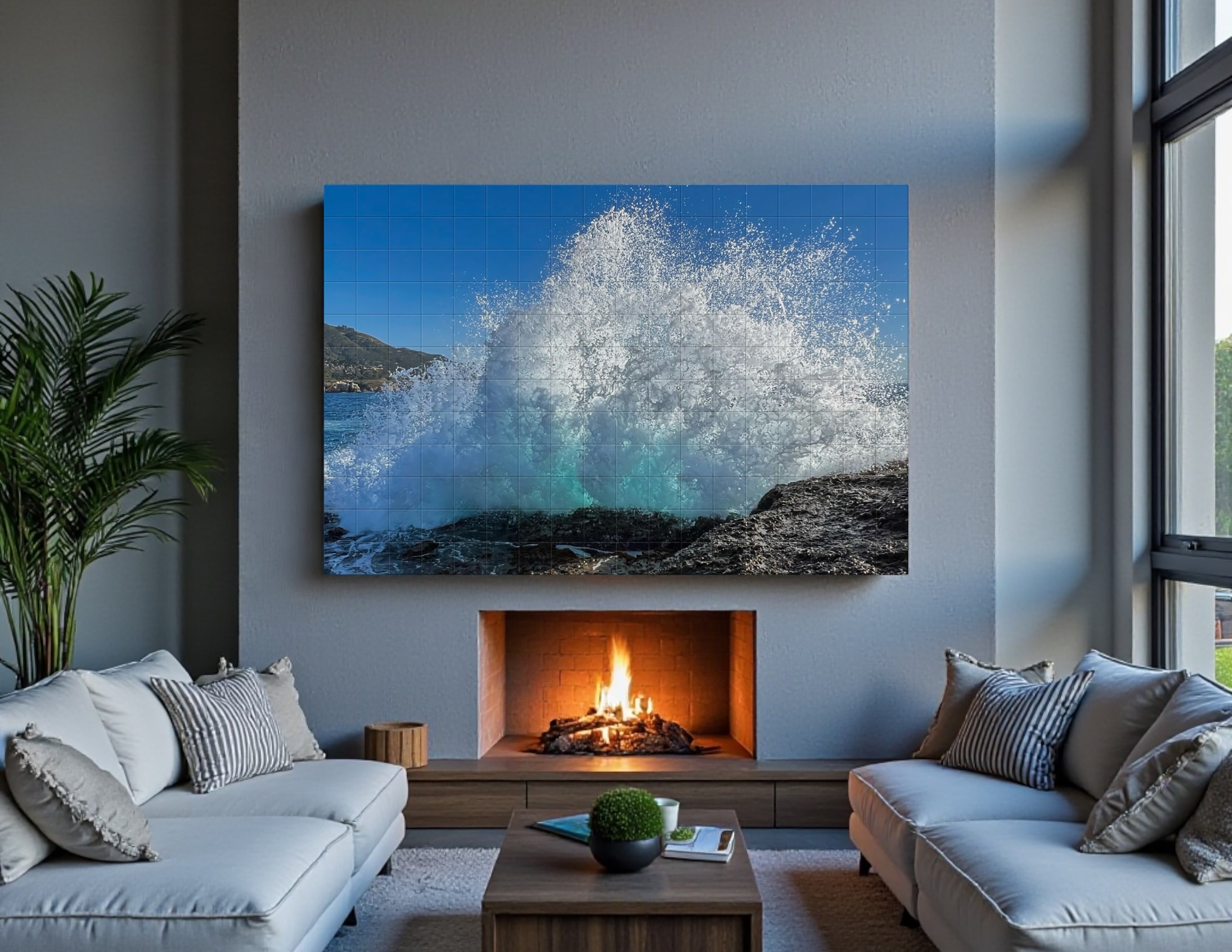 Jubilant Lobos - Fine Art Mosaic