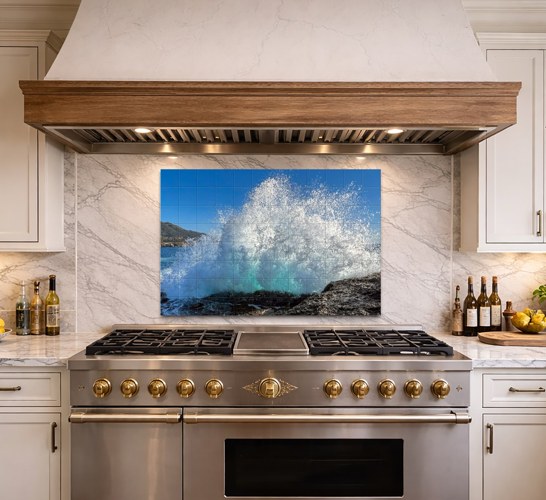 Jubilant Lobos - Fine Art Mosaic