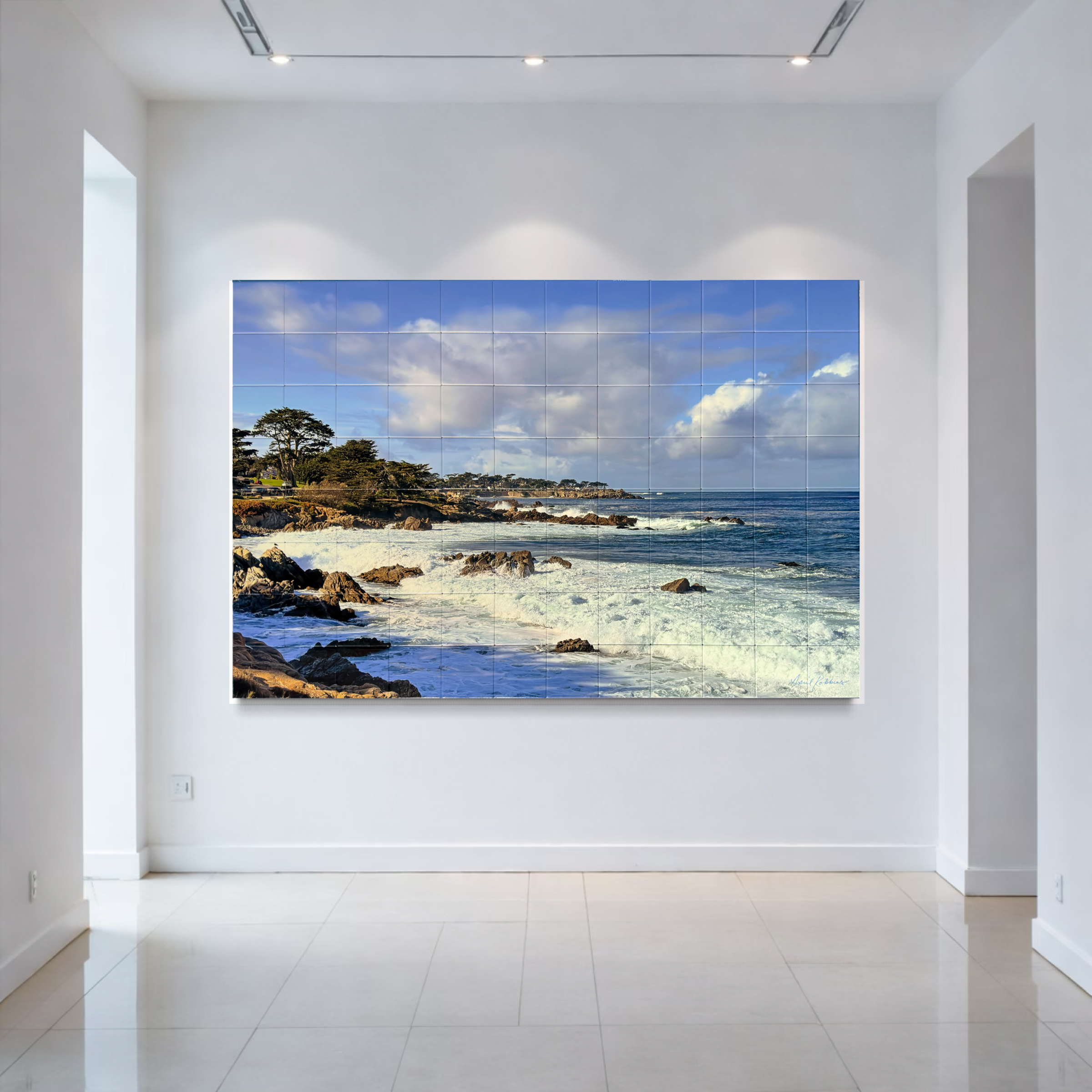 Lovers Point - Fine Art Mosaic