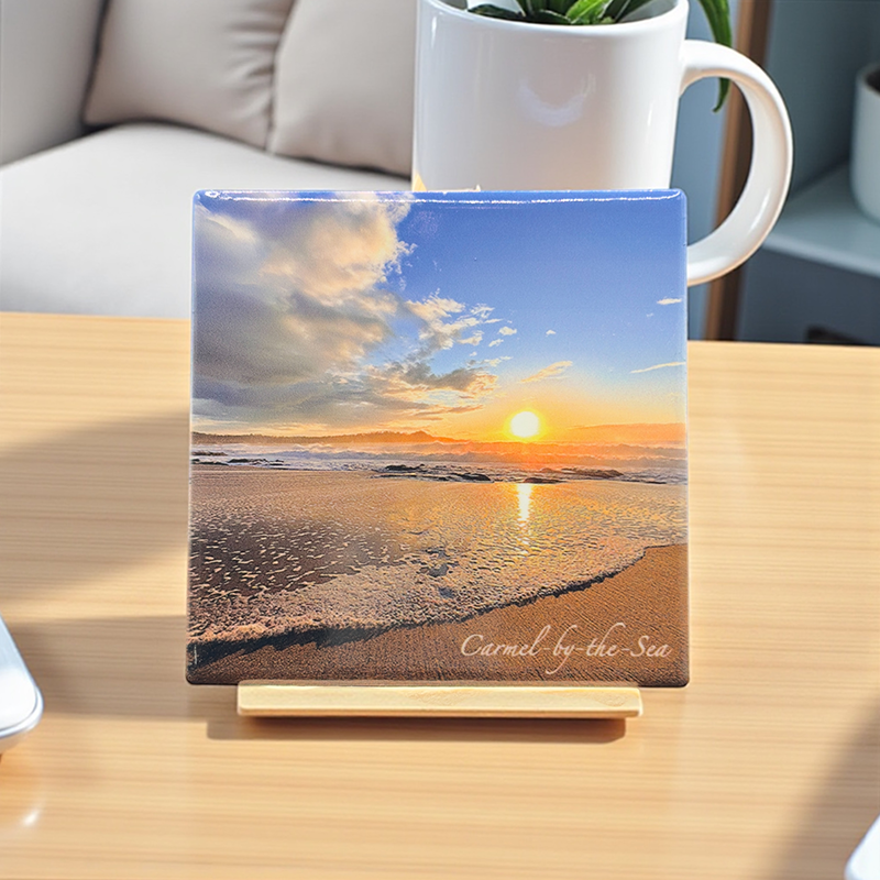 Let There Be Light - Ceramic Coaster