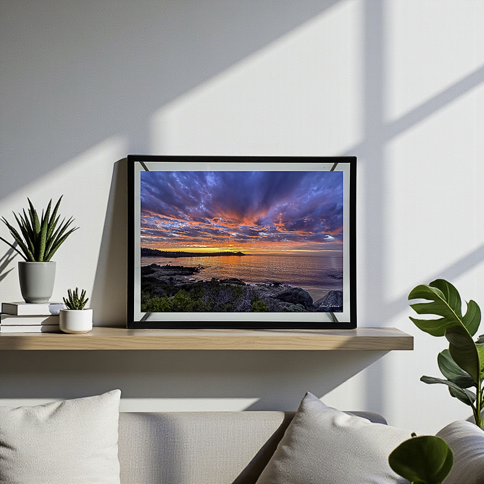 Fire Skies Framed Tabletop