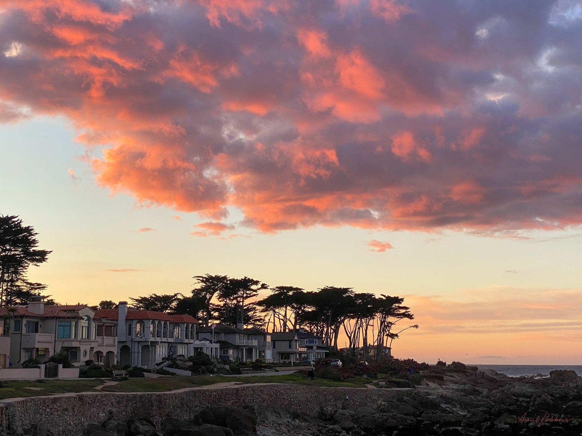 Oceanview Sunset Photo - April Robbins Photography